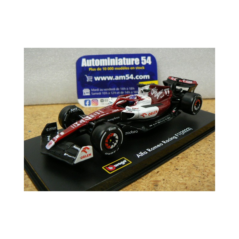 2022 Alfa Roméo C42 n°77 V Bottas Barhain GP 18-38068B Bburago Racing