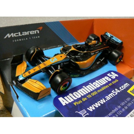 2022 McLaren MCL36 n°3 Daniel Ricciardo 18-38063-3 Bburago Racing