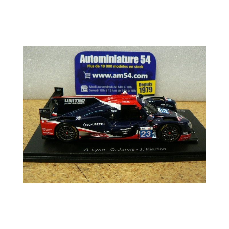 SPARK-MODEL S8739 Scale 1/43 | ORECA 07 GIBSON GK428 4.2L V8 TEAM UNITED AUTOSPORTS N 23 24h LE Mans 2023 T Blomqvist O Jarvis J Pierson SPARK-MODEL S8739 Scale 1/43 | ORECA 07 GIBSON GK428 4.2L V8 TEAM UNITED AUTOSPORTS N 23 24h LE Mans 2023 T Blomqvist O Jarvis J Pierson