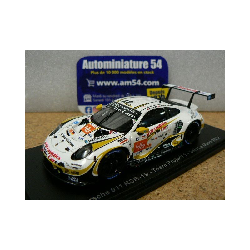 2022 Posche 911 RSR - 19 Project 1 n°46 Cairoli - Pedersen - Leutwiler Le Mans S8648 Spark Model