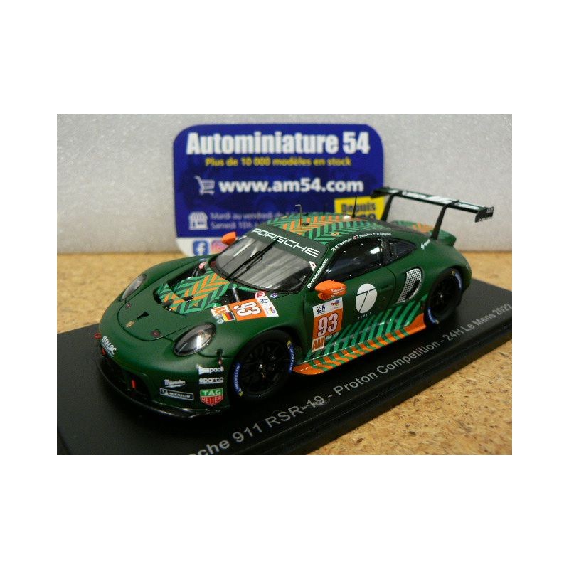 2022 Posche 911 RSR - 19 Proton n°93 Fassenbender - Campbell - RobichonLe Mans S8654 Spark Model