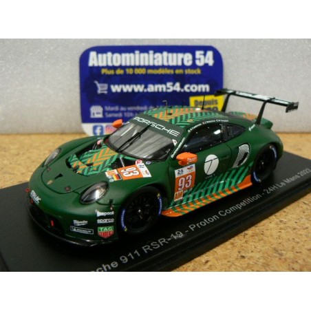 2022 Posche 911 RSR - 19 Proton n°93 Fassenbender - Campbell - RobichonLe Mans S8654 Spark Model