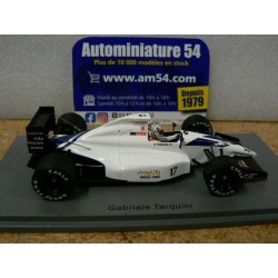 1991 AGS JH25B n°17 Gabriele Tarquini Monaco GP S7228 Spark Model