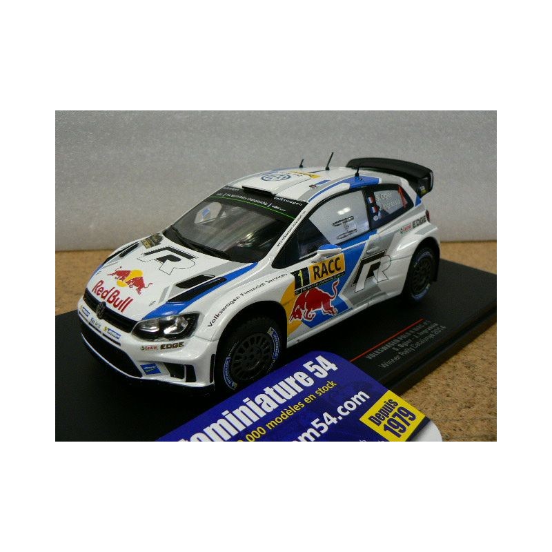 2014 Volkswagen Polo WRC n°1 Ogier - Ingrassia 1st Winner Catalunya 24RAL018A Ixo Model