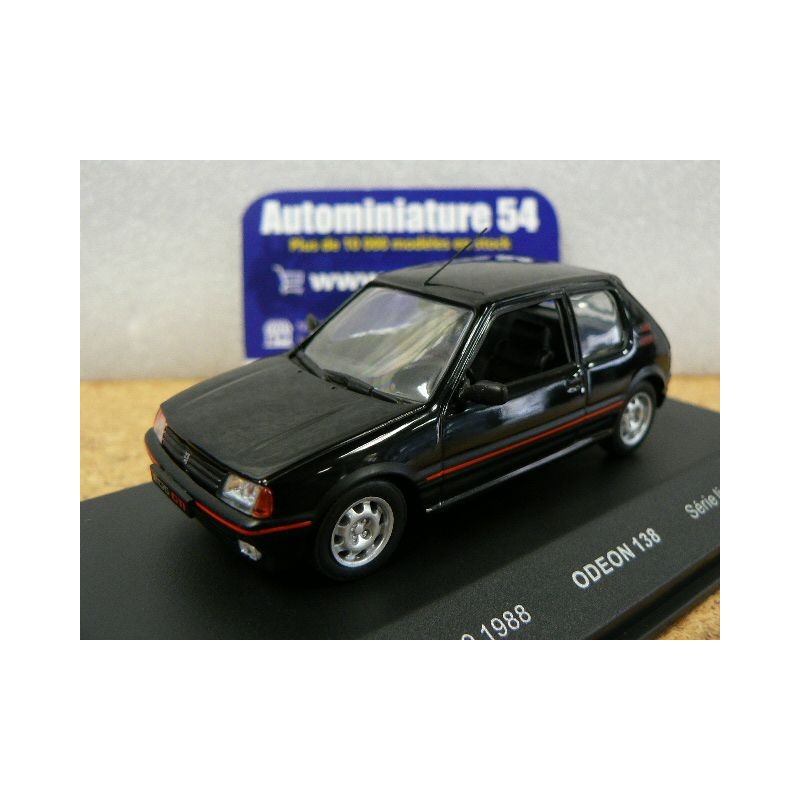 Peugeot 205 GTI 1.9 Noir 1988 ref  138 ODEON