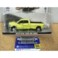 Dodge Ram 3500 Big Horn 2019 " Dually Drivers "46110-E Greenlight 1.64ième