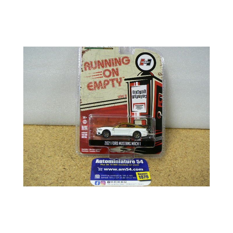 Ford Mustang Mach 1 Hurst 2021 "Running on Empty " Serie15 " 41150-E Greenlight 1.64ième