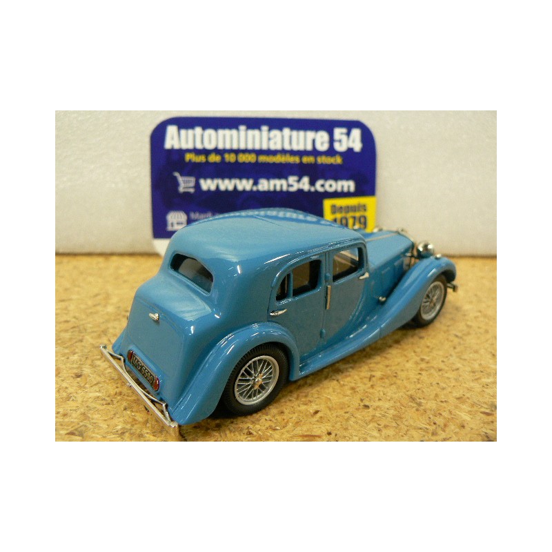 Lansdowne Models LDM84 - MG VA Saloon 1937 Bleue - Miniature 1/43 En Métal Blanc