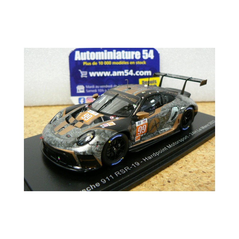 2022 Posche 911 RSR-19 Hardpoint n°99 Haryanto - Picariello - Rump Le Mans S8656 Spark Model