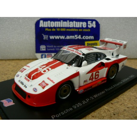 1982 Porsche 935 JLP 3 n°46 Paul - Paul Jr 1st Winner Road Atlanta US241 Spark Model