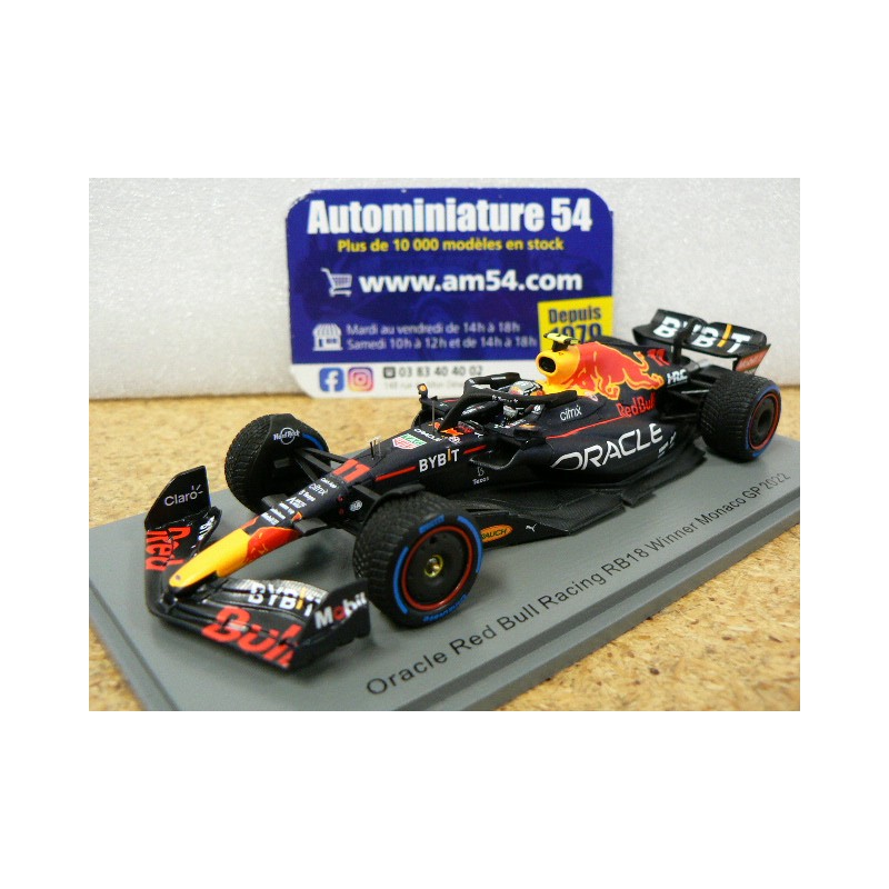 2022 Red Bull Honda RB18 n°11 Perez 1st Winner Monaco GP S8533 Spark Model