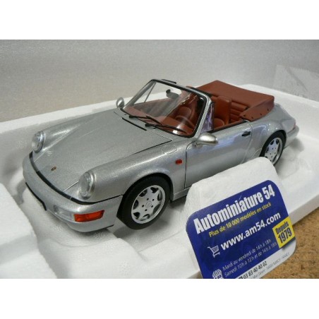 Porsche 911 - 964 Carrera 2 Cabrio Silver 1990 187330 Norev