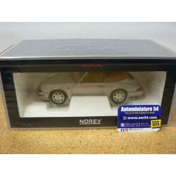 Porsche 911 - 964 Carrera 2 Cabrio Silver 1990 187330 Norev