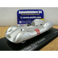 1935 Auto Union Typ D Stromlinie n°18 Rudi Hasse French GP 410382018 Minichamps