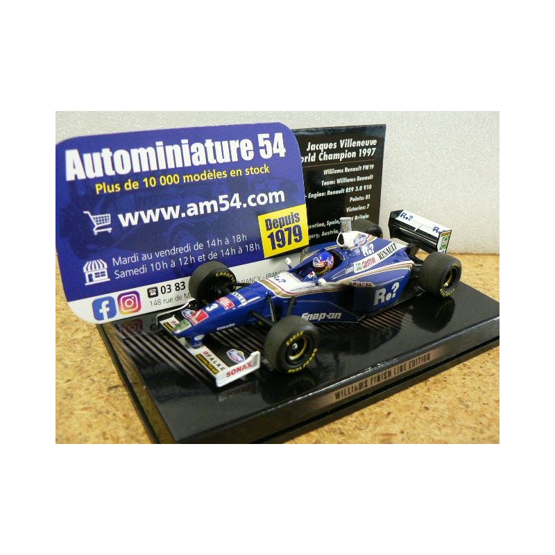 1997 Williams Renault FW19 n°3 Jacques Villeneuve Dirty Version 1st World Champion 436976603 Minichamps