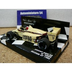 1986 Arrows A8 M.Surer Blgium GP N°17 400860017 Minichamps