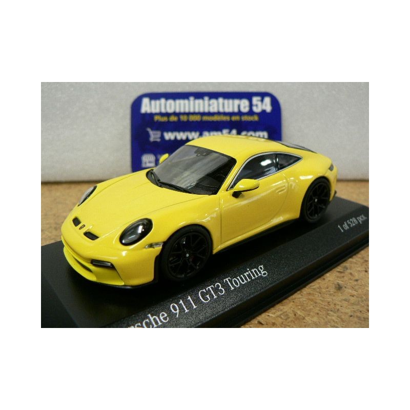 Porsche 911 - 992 GT3 Touring Yellow 2021 410069601 Minichamps