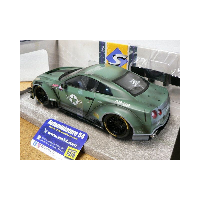 Nissan LB Works GT R35 Liberty Walk Body Kit Army Fighter Grey 2020