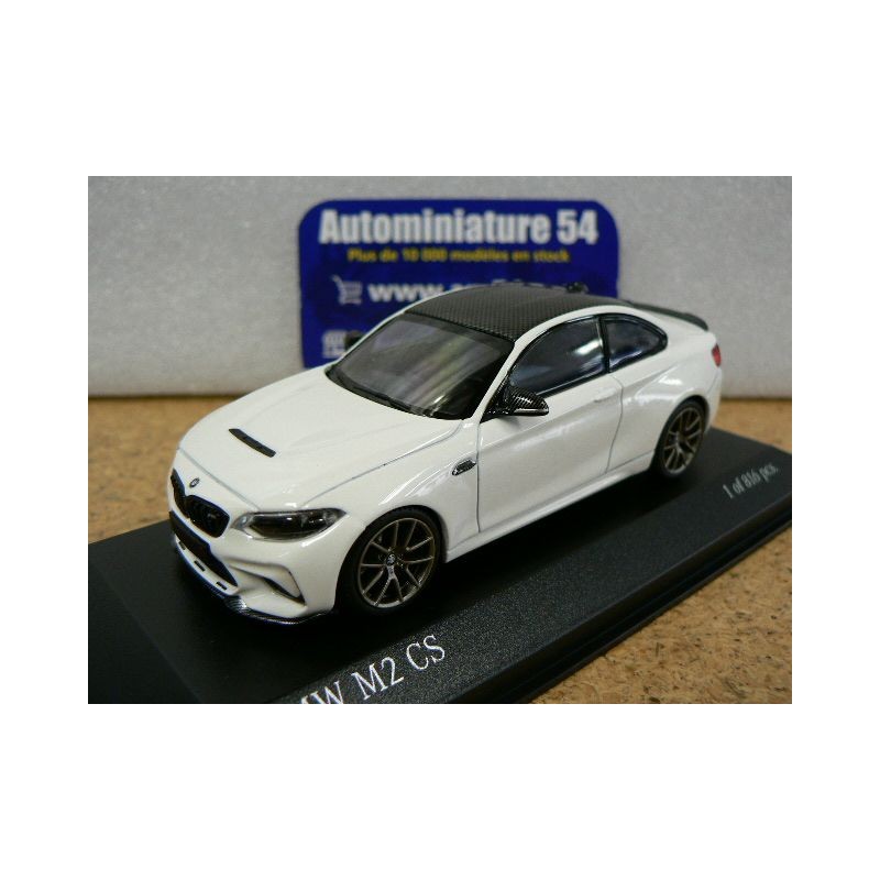 BMW M2 CS Alpine White Gold wheels 2020 410021020 Minichamps