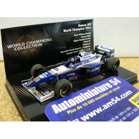1996 Williams Renault FW18 n°5 Damon Hill Dirty Version 1st World Champion 436966605 Minichamps