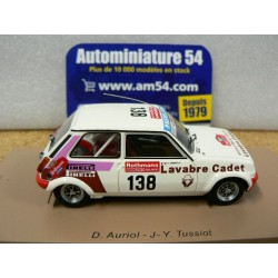 1983 Renault 5 Alpine Gr2 n°138 Auriol - Tussiot 1000 pistes Canjuers SF174 Spark Model