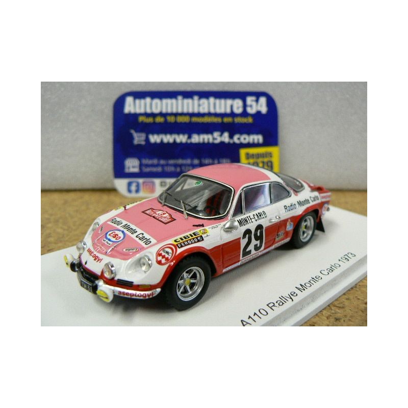 1973 Alpine A110 Aseptogyl n°29 P. Moss - Crellin Monte Carlo S6113 Spark Model