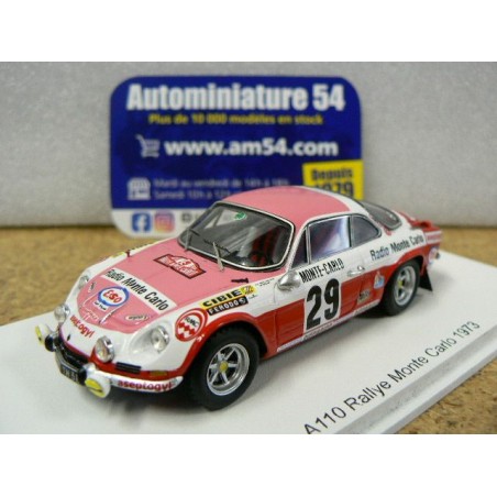 1973 Alpine A110 Aseptogyl n°29 P. Moss - Crellin Monte Carlo S6113 Spark Model