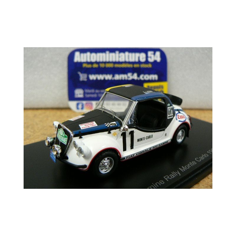 1969 Fiat 500 Gamine n°11 Dulbecco - Graverend Monte Carlo S56486 Spark Model