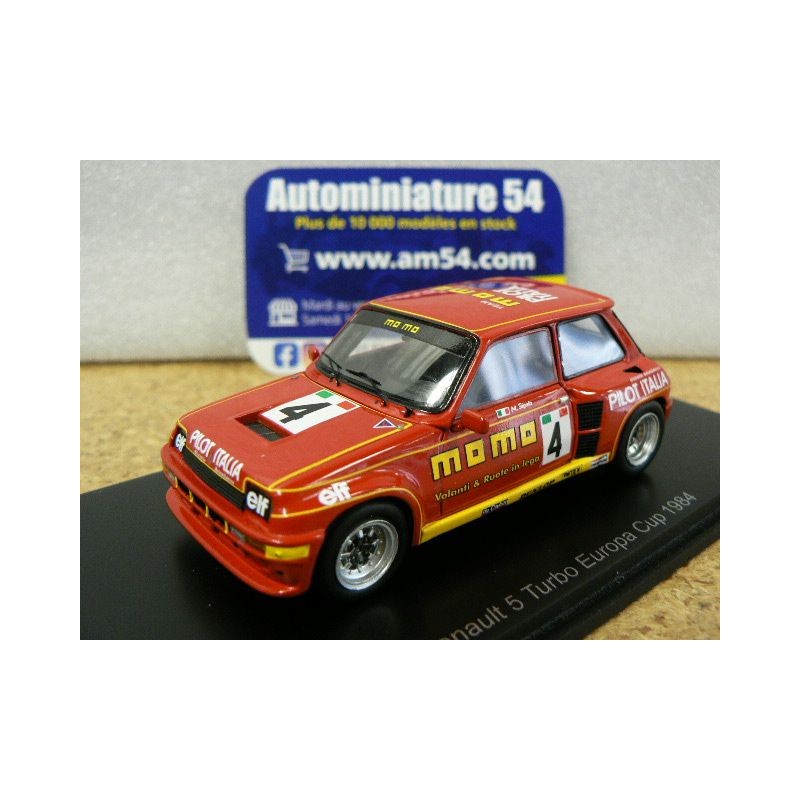 1984 Renault 5 Turbo Momo n°4 Massimo Sigala Europa Cup S5558 Spark Model