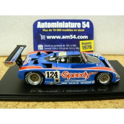 1988 Argo JM19C Speedy n°124 Rousselot - Messaoudi - Roy Le Mans S7318 Spark Model