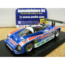 1989 Argo JM19C Speedy n°126 Rousselot - Messaoudi - Lecerf Le Mans S7317 Spark Model