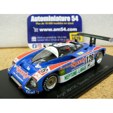 1989 Argo JM19C Speedy n°126 Rousselot - Messaoudi - Lecerf Le Mans S7317 Spark Model