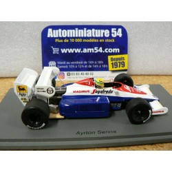 1984 Toleman TG184 n°19 Ayrton Senna 3rd British GP S2781 Spark Model