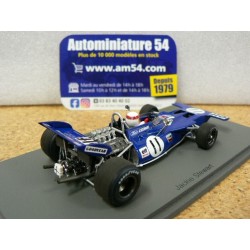 1971 Tyrrell 003 n°11 Jackie Stewart 1st Winner Monaco GP World Champion S7213 Spark Model