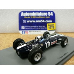 1966 BRM P261 n°10 Innes Ireland Mexico GP S5275 Spark Model