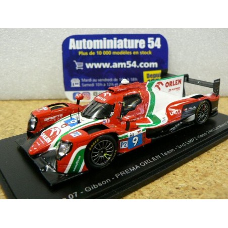 2022 Oreca 07 Gibson n°9 Kubica - Deletraz - Colombo 2nd LMP2 Le Mans S8618 Spark Model