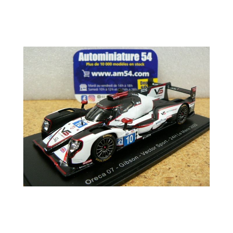 2022 Oreca 07 Gibson Vector Sport n°10 Muller - Cullen - Bourdais Le Mans S8619 Spark Model