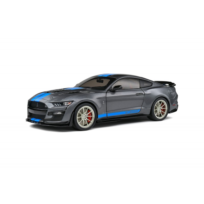 Ford Mustang Shelby GT500 KR Silver - Blue 2022 S1805908 Solido