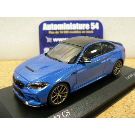 BMW M2 CS Blue met. gold wheels 2020 410021025 Minichamps