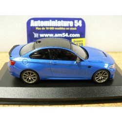 BMW M2 CS Blue met. gold wheels 2020 410021025 Minichamps