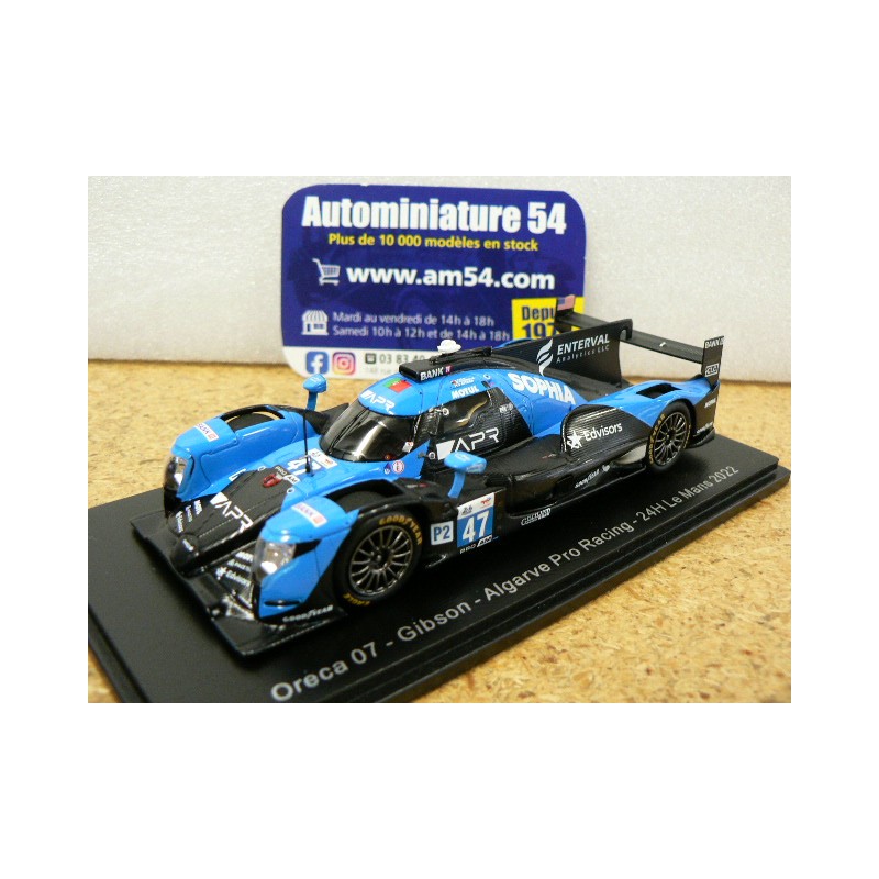 2022 Oreca 07 Gibson Algarve n°47 Florsch - Falb - Aitken Le Mans S8639 Spark Model