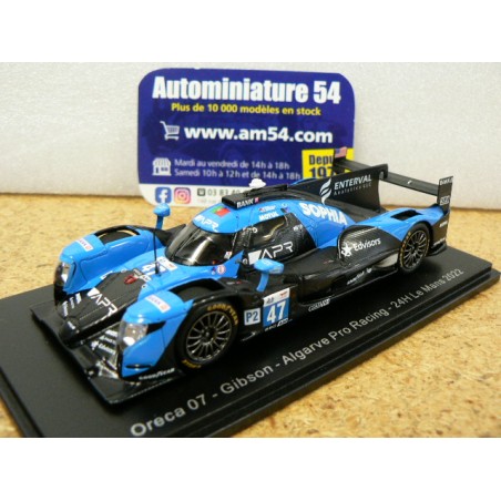 2022 Oreca 07 Gibson Algarve n°47 Florsch - Falb -Aitken Le Mans S8639 Spark Model