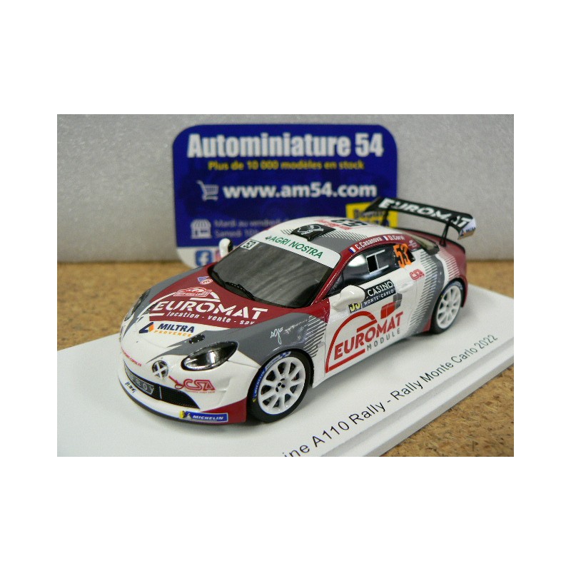 2022 Alpine A110 Rally n°53 Casanova - Corvi Monte Carlo S6705 Spark Model