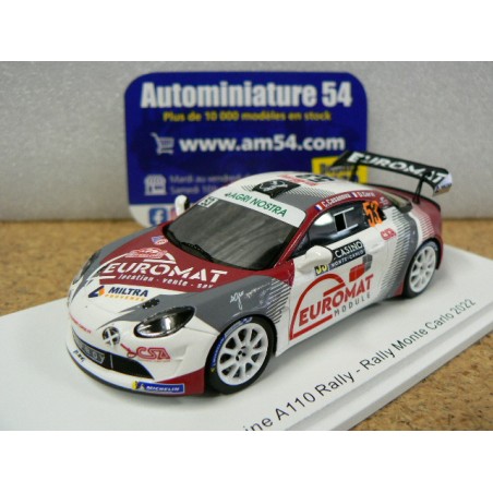 2022 Alpine A110 Rally n°53 Casanova - Corvi Monte Carlo S6705 Spark Model