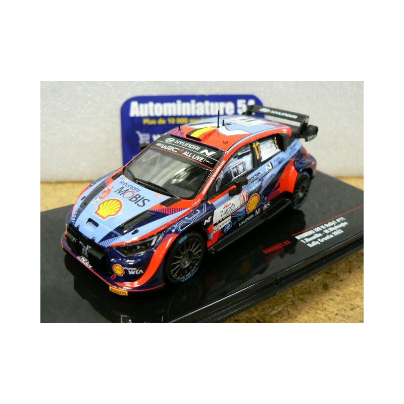 2022 Hyundai i20 N Rally1 n°11 Neuville - Wydaeghe Croatia RAM851 Ixo Models