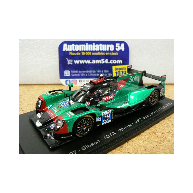 2022 Oreca 07 Gibson JOTA n°38 Gonzales - Da Costa - Stevens 1st Winner LMP2 Le Mans S8633 Spark Model