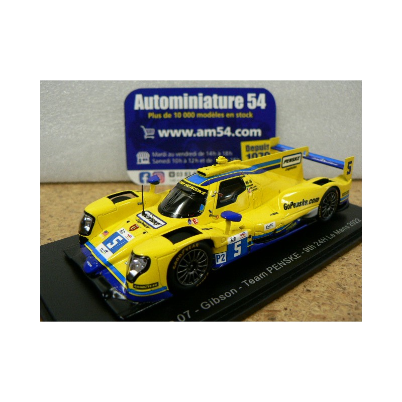 2022 Oreca 07 Gibson Penske n°5 Cameron - Collard - Nasr 9th Le Mans S8617 Spark Model