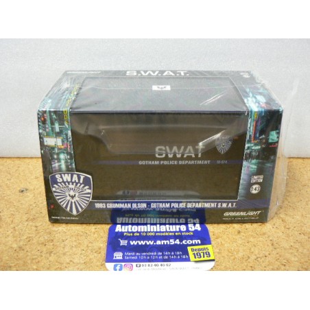 Grumman Olson Gotham Police Department SWAT 1993 – Miniature 1:43 Greenlight, Noire