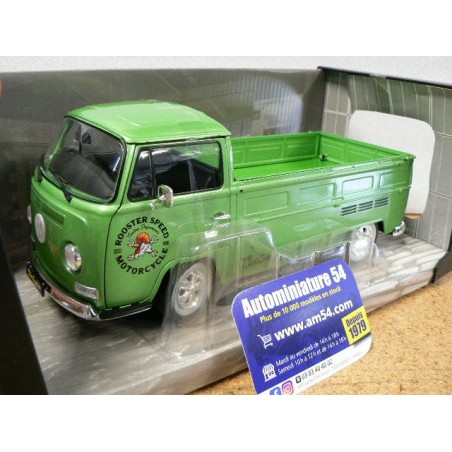 Volkswagen Combi T2 pick up Green Custom Rooster Speed 1968 S1809401 Solido