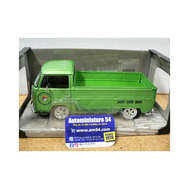 VW Volkswagen T2 Pick Up 1968 Vert Solido 1/18 - Occasion Comme Neuve